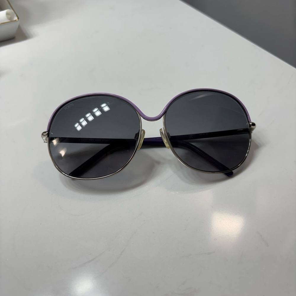 Tod's Purple Frame Sunglasses